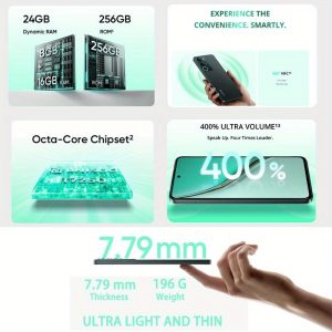 Realme P3 Lite | 8+256GB | 50MP AI Camera | 120Hz Eye Comfort Display | 6000mAh Large Battery | T7250 Chipset | Pulse Light | 2 SIM Cards + 1 Memory Card | Long Battery Life | Large Screen | Gaming Phone | Office Phone | Outdoor Phone