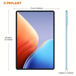 Teclast P50 11-inch Tablet with 90Hz Refresh Rate, 6GB/8GB RAM & 128GB ROM, Android 15, Dual SIM LTE, Metal Unibody, 8000mAh Battery, Type-C Charging, Keyboard, Case & Headphones Included, 10:1 Aspect Ratio, 1280x800 Display, USB OTG Support, 4G LTE Tablet, Multimedia Device, Modern Tablet, Durable Construction, Tablet, Pad, Tablet, Pad